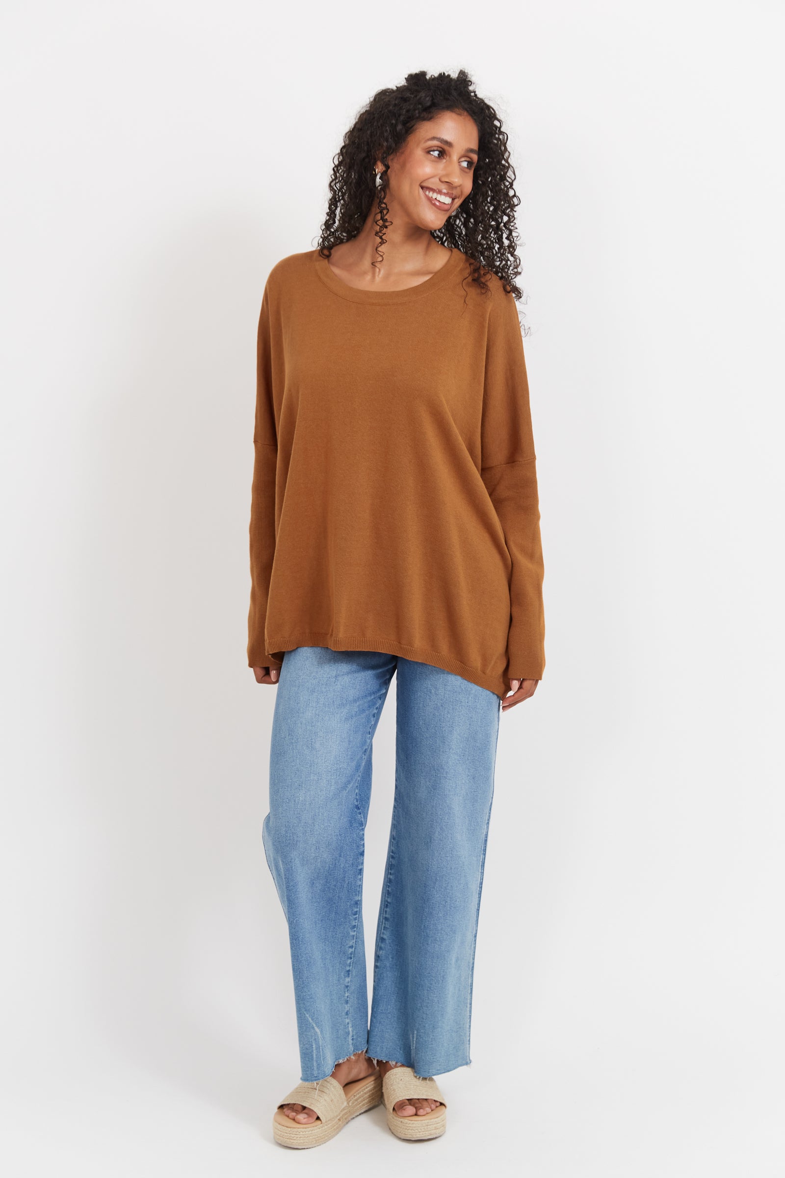 Collection of Haven Jumper - Tan in a gallery layout