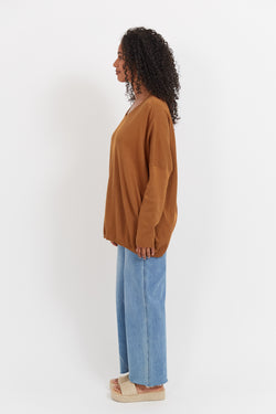 Collection of Haven Jumper - Tan in a gallery layout