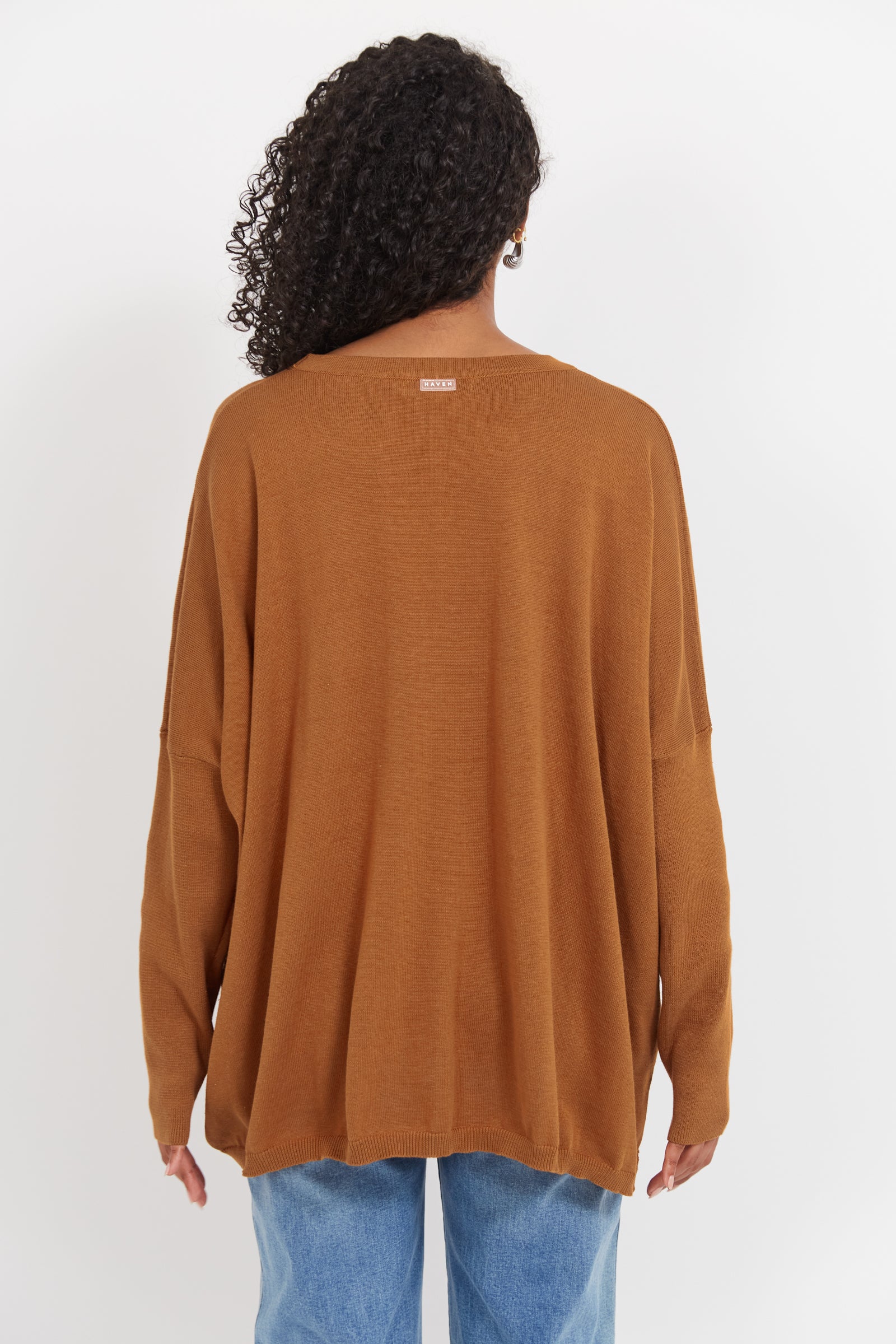 Collection of Haven Jumper - Tan in a gallery layout