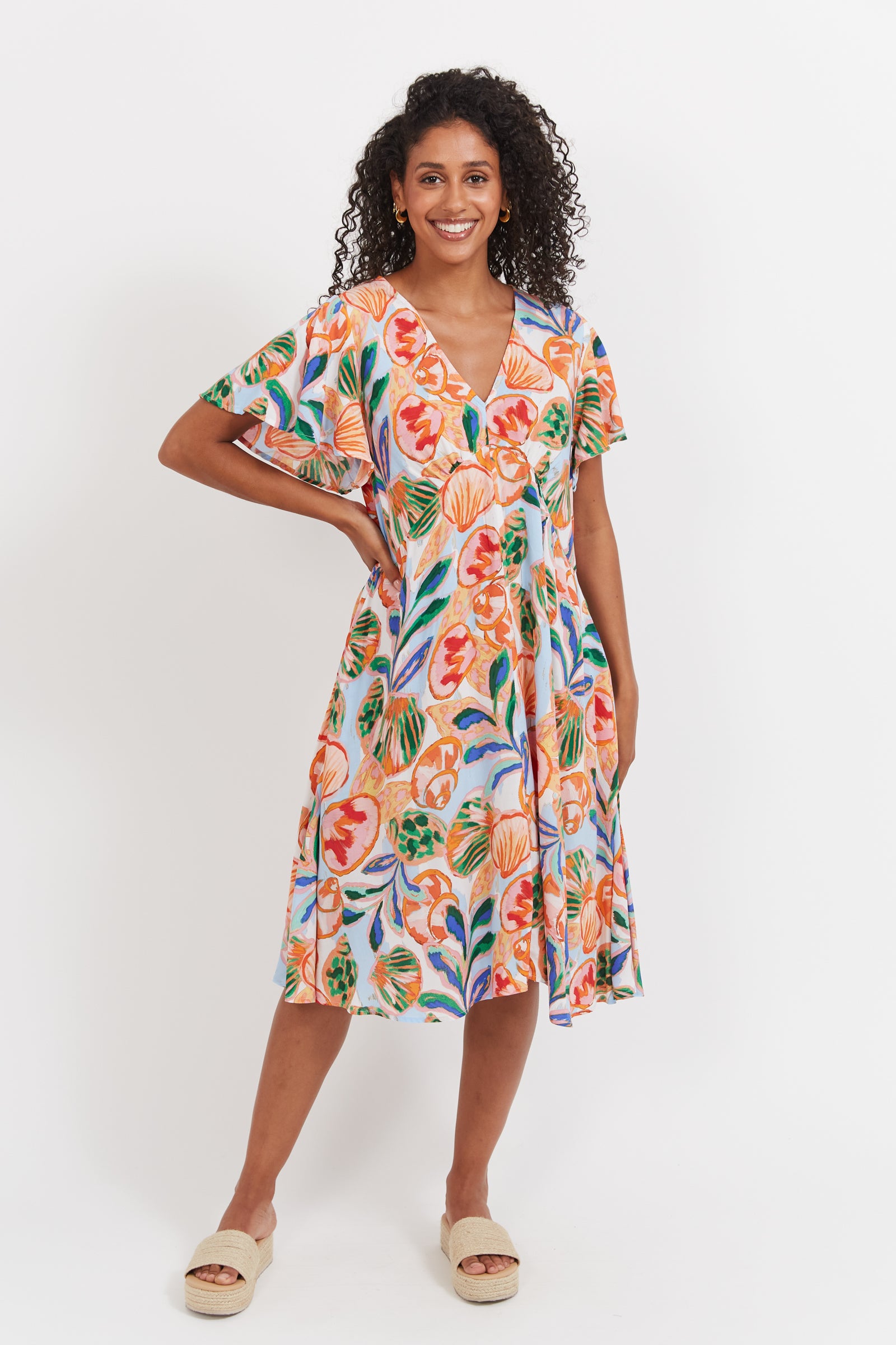Collection of Haven Baja Dress - Tide in a gallery layout