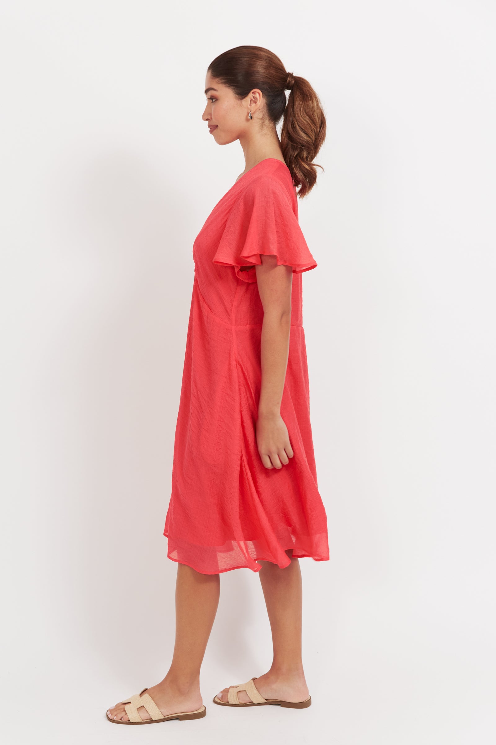 Collection of Haven Baja Dress - Punch in a gallery layout