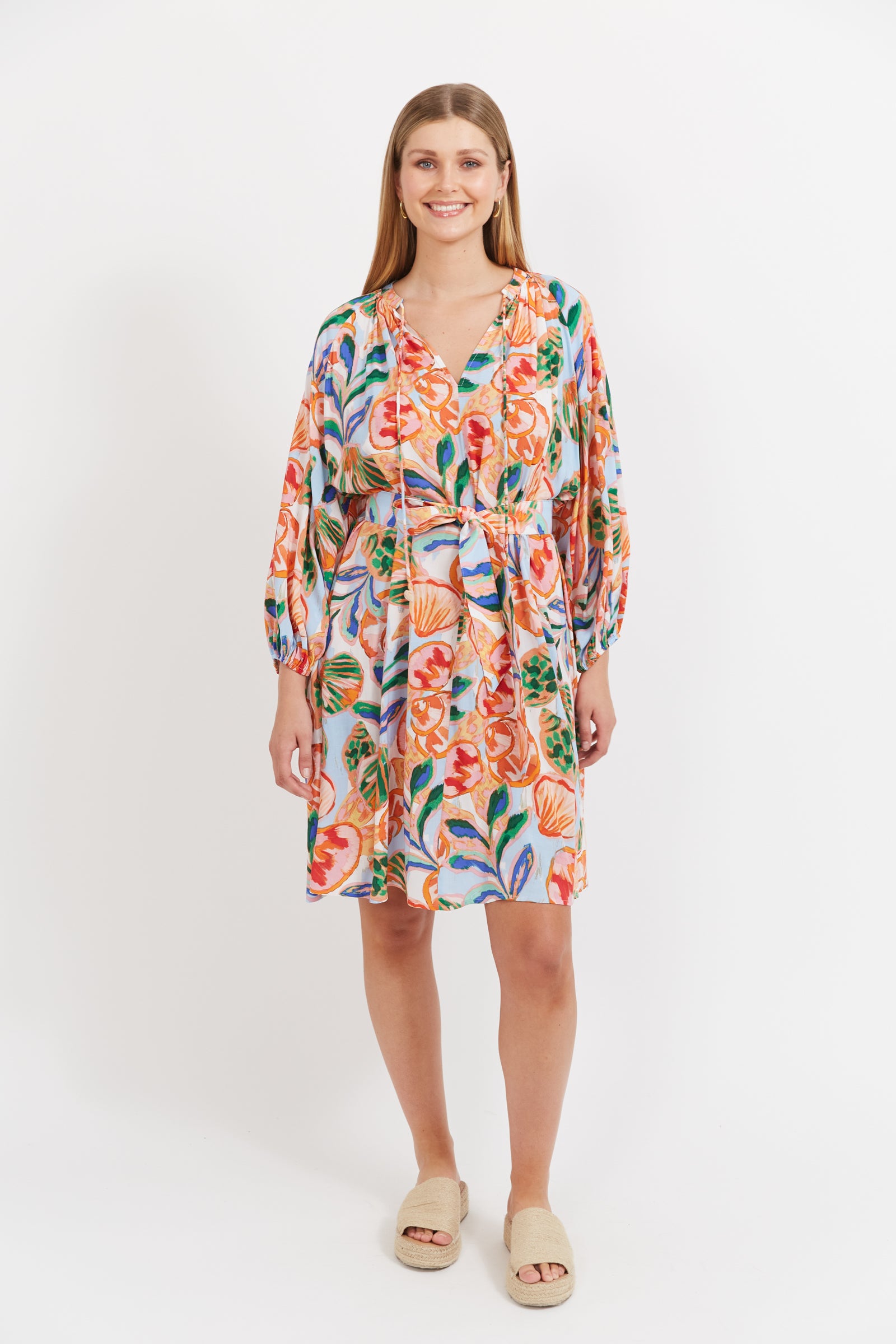 Haven Baja Relaxed Dress - Tide