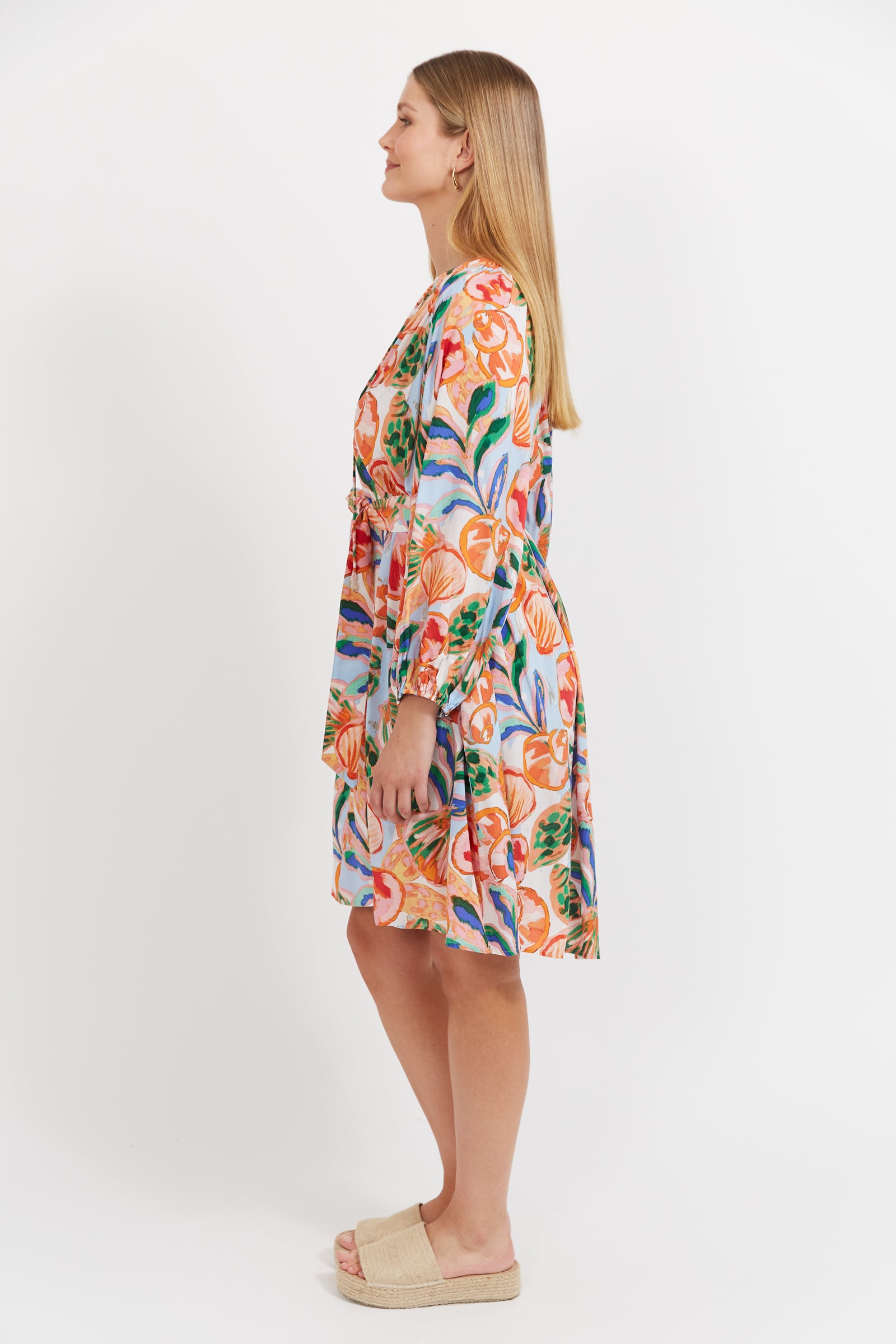 Collection of Haven Baja Relaxed Dress - Tide in a gallery layout