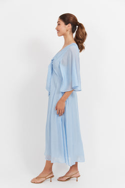 Collection of Haven Baja Tie Midi Dress - Safira in a gallery layout