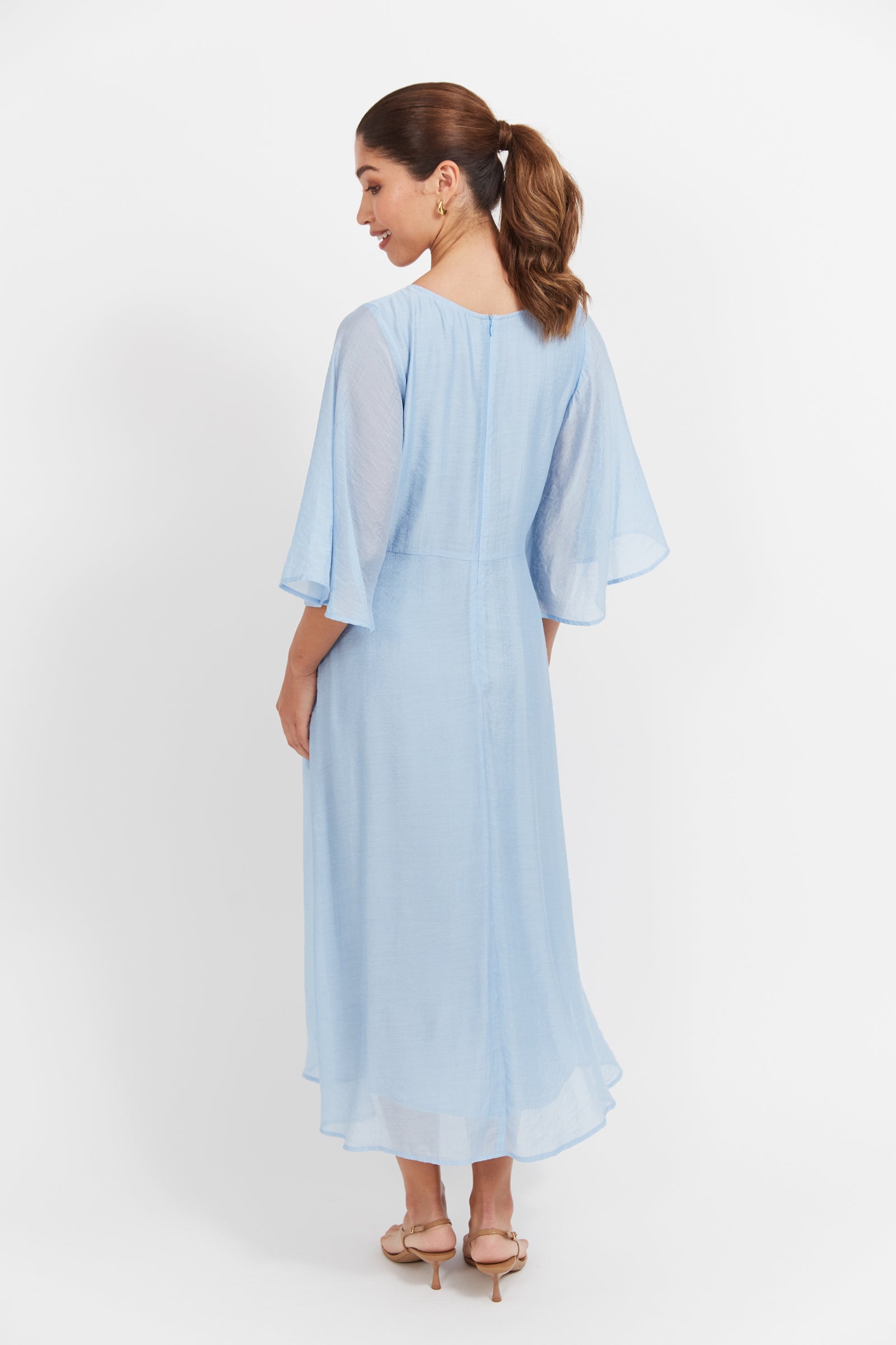 Haven Baja Tie Midi Dress - Safira