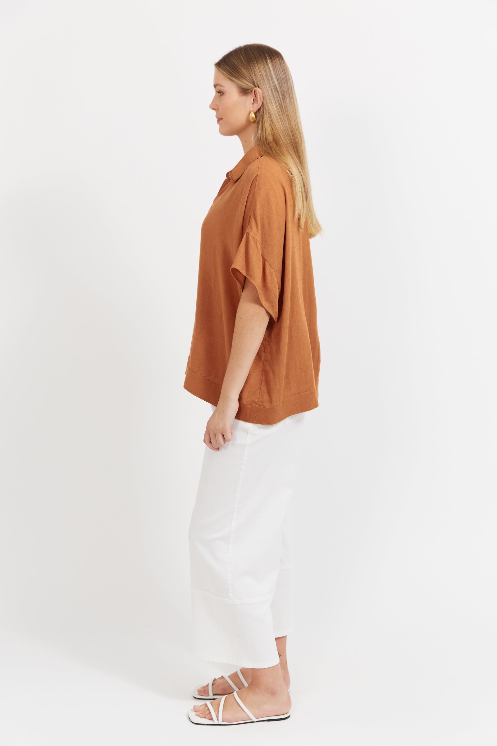 Collection of Haven Haiti Shirt - Tan in a gallery layout