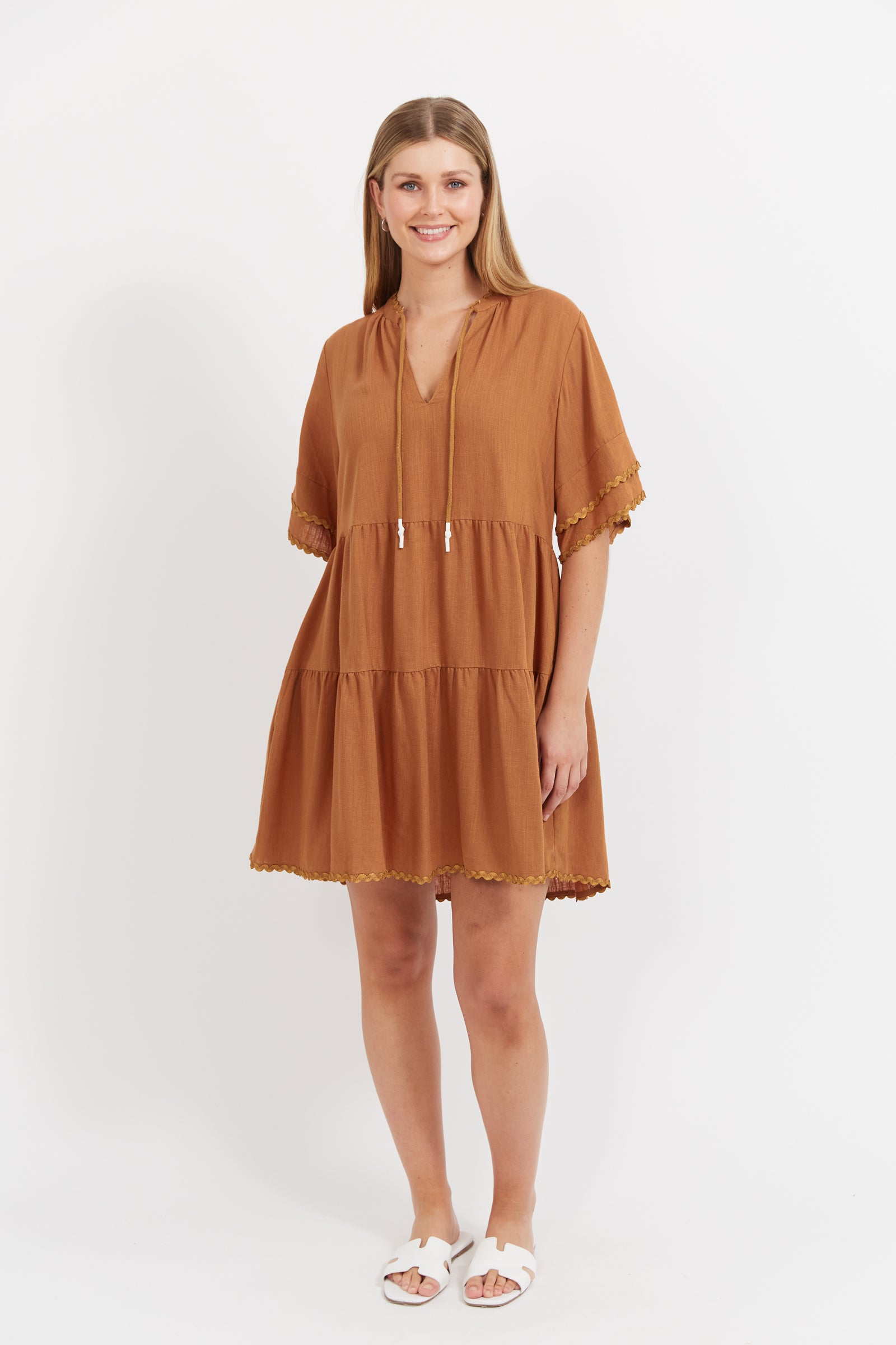 Haven Haiti Dress - Tan