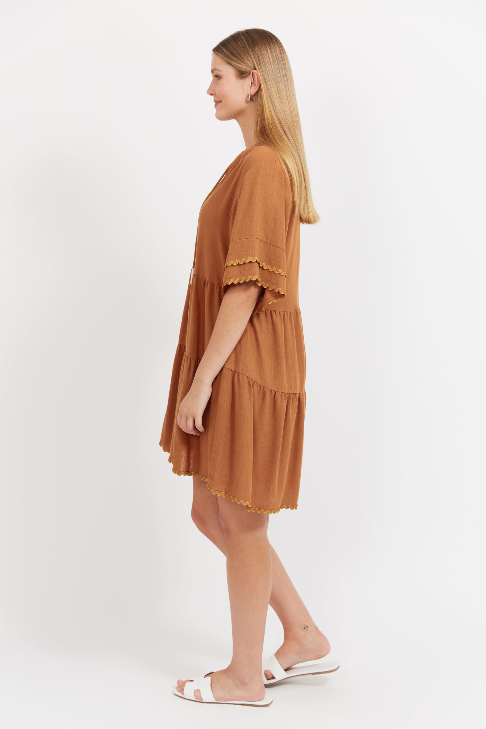 Haven Haiti Dress - Tan