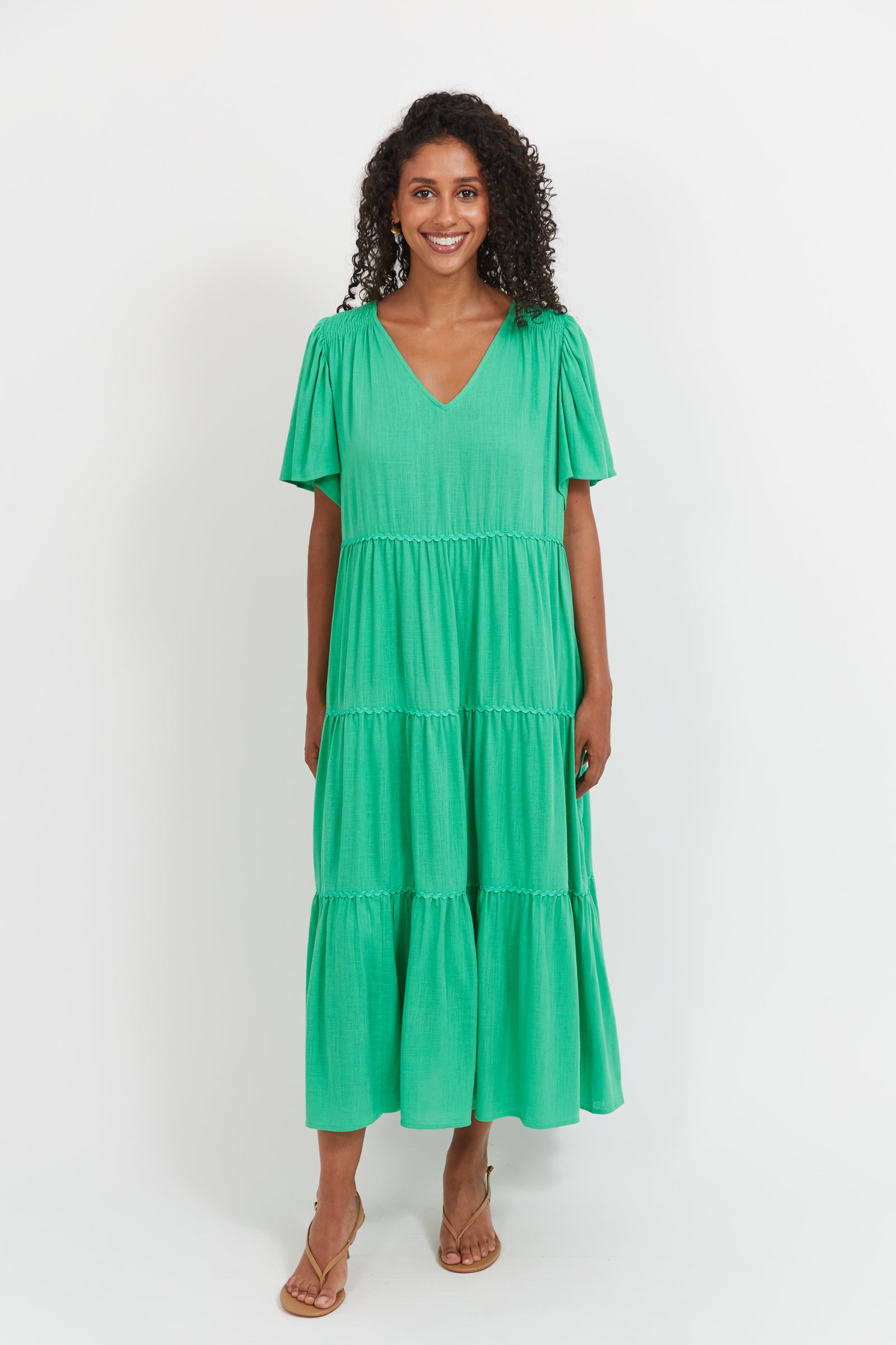 Haven Haiti Maxi Dress - Green