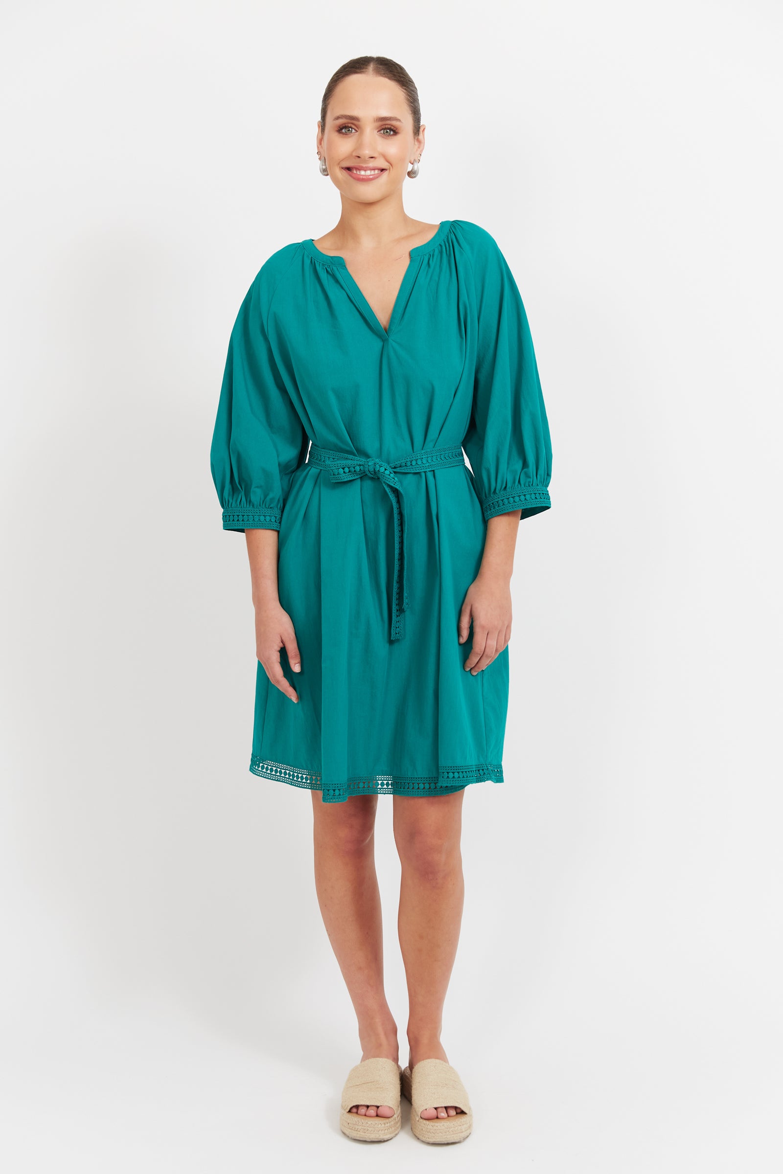Haven Santos Dress - Teal