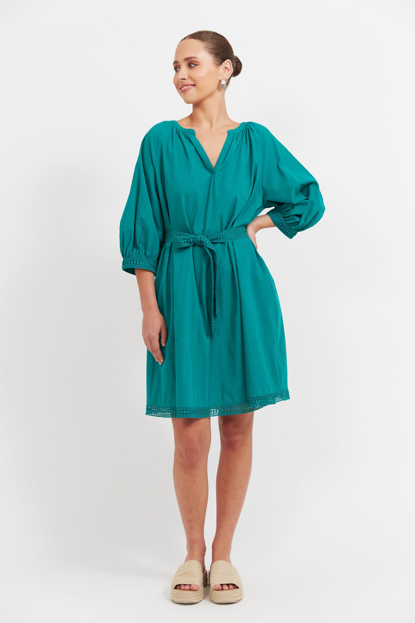 Haven Santos Dress - Teal