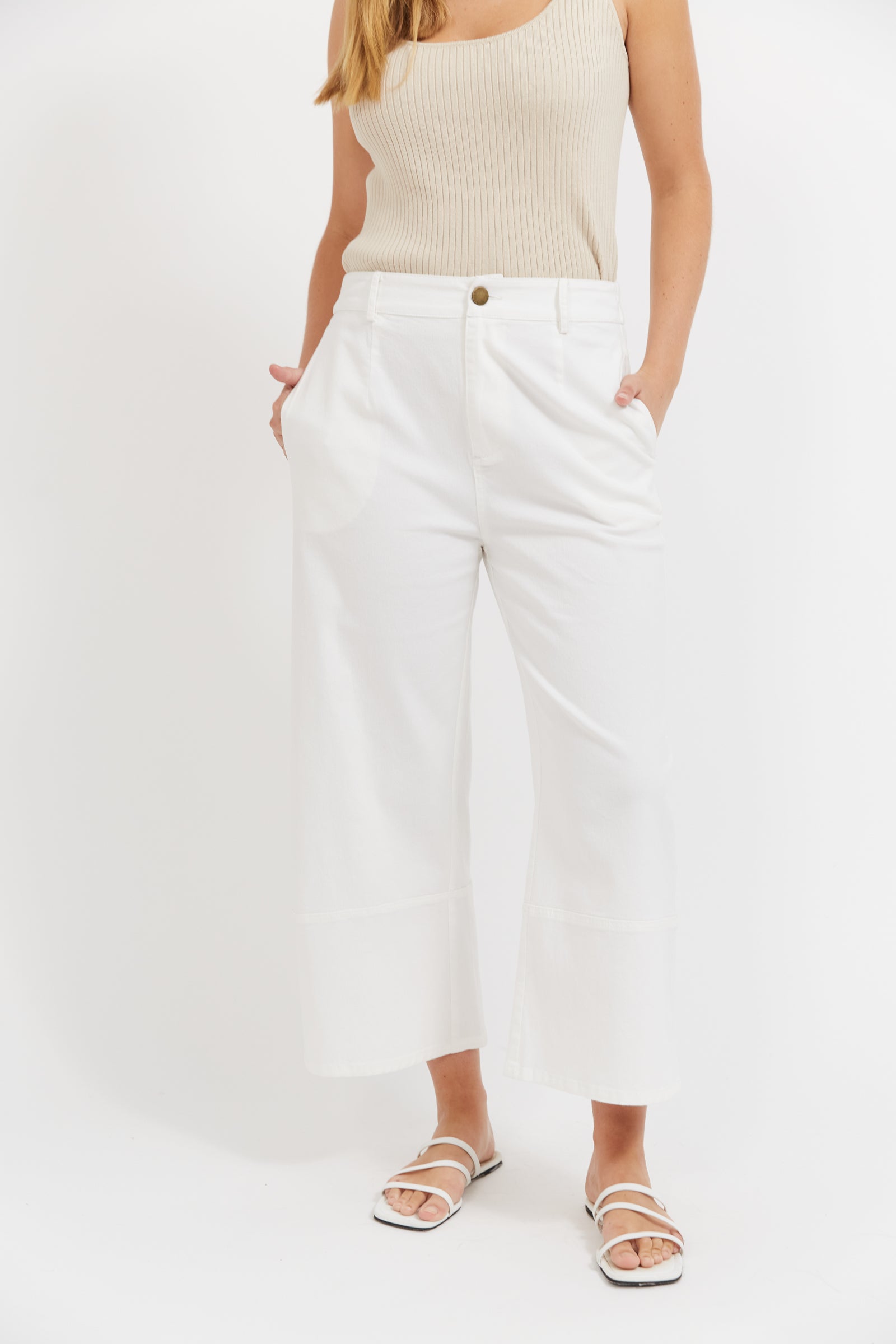 Haven Panama Pant - White