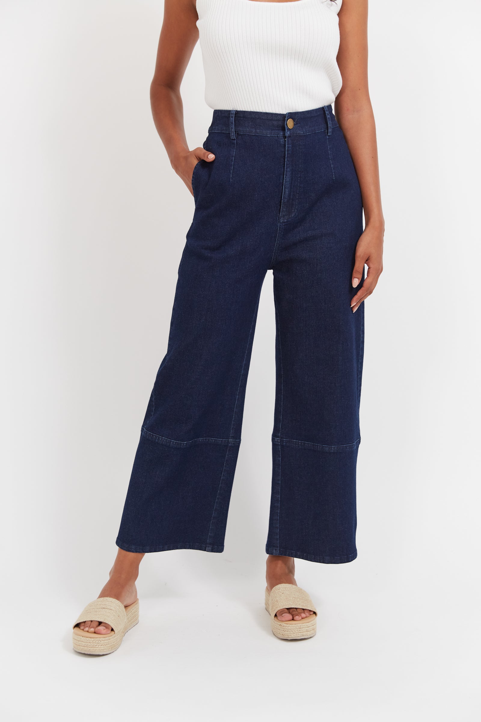 Haven Panama Pant - Indigo