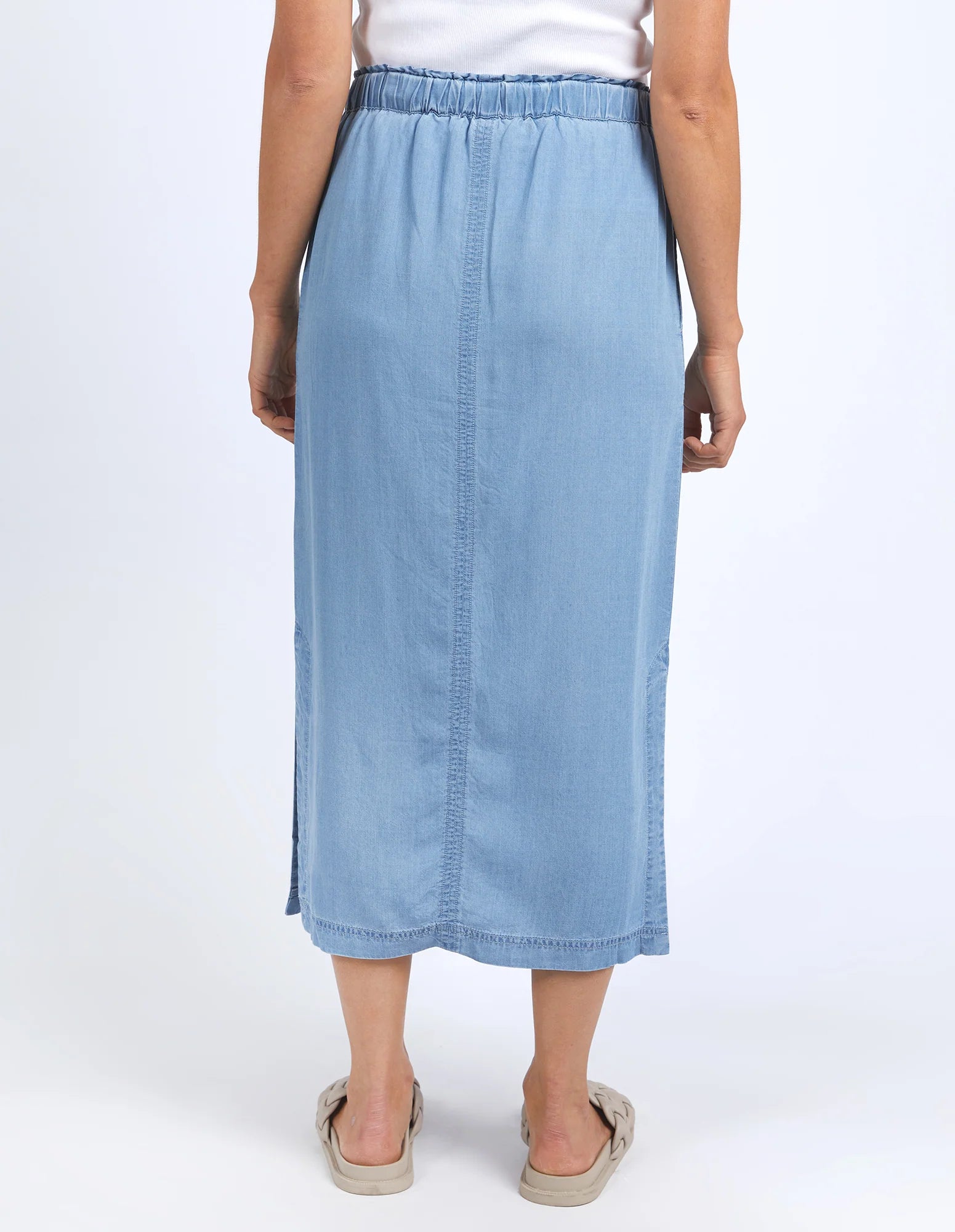 Collection of Elm Penny Utility Skirt - Blue in a gallery layout