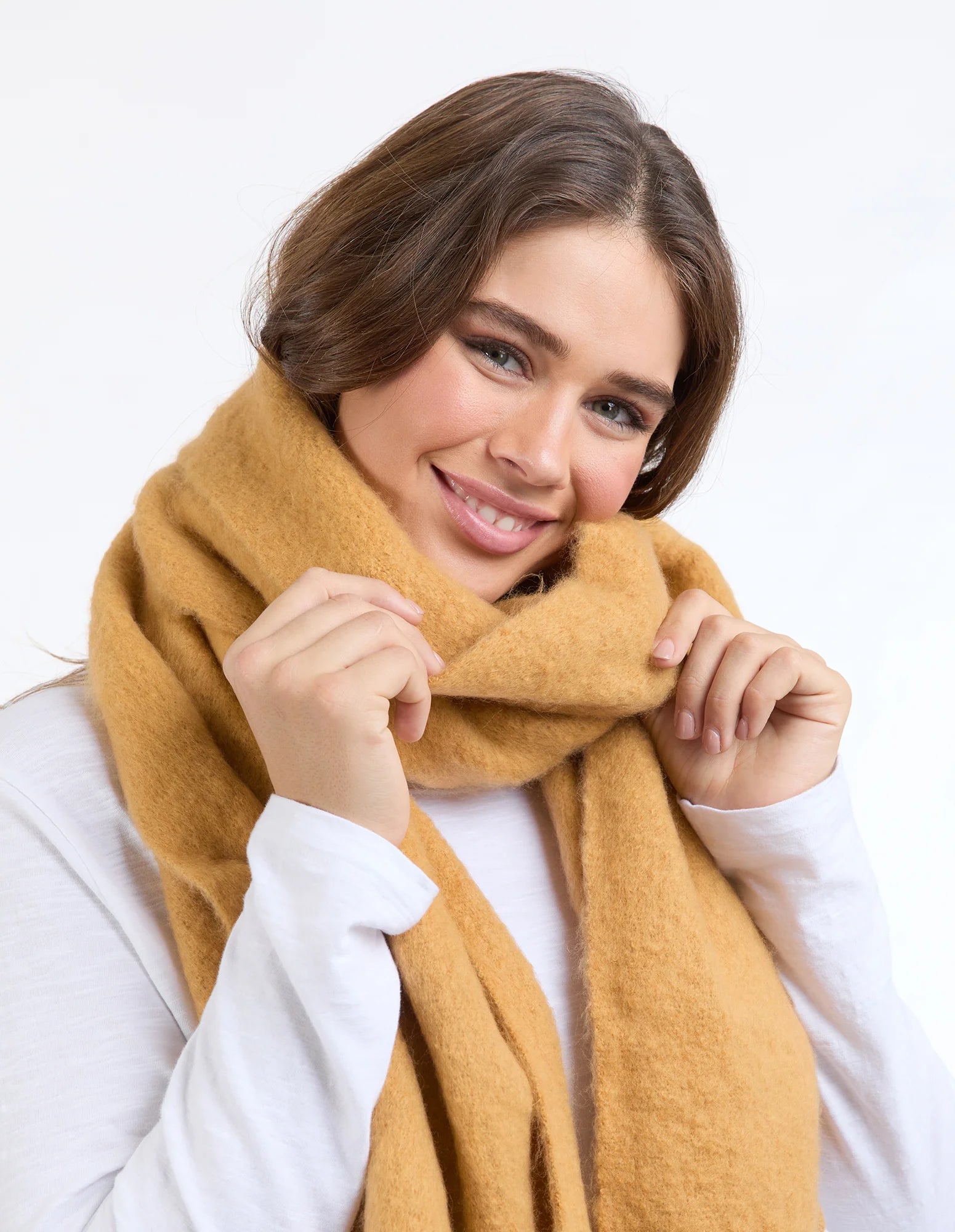 Elm Comfy Scarf - Mustard