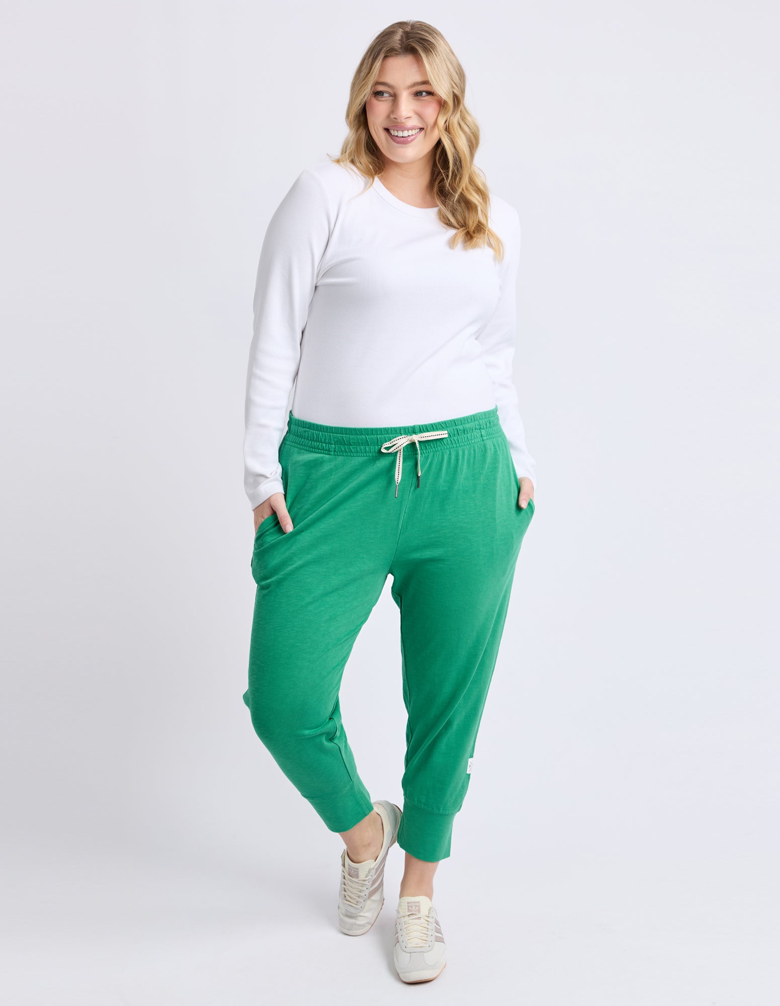 Collection of Elm Fundamental Brunch Pant - Pine Green in a gallery layout