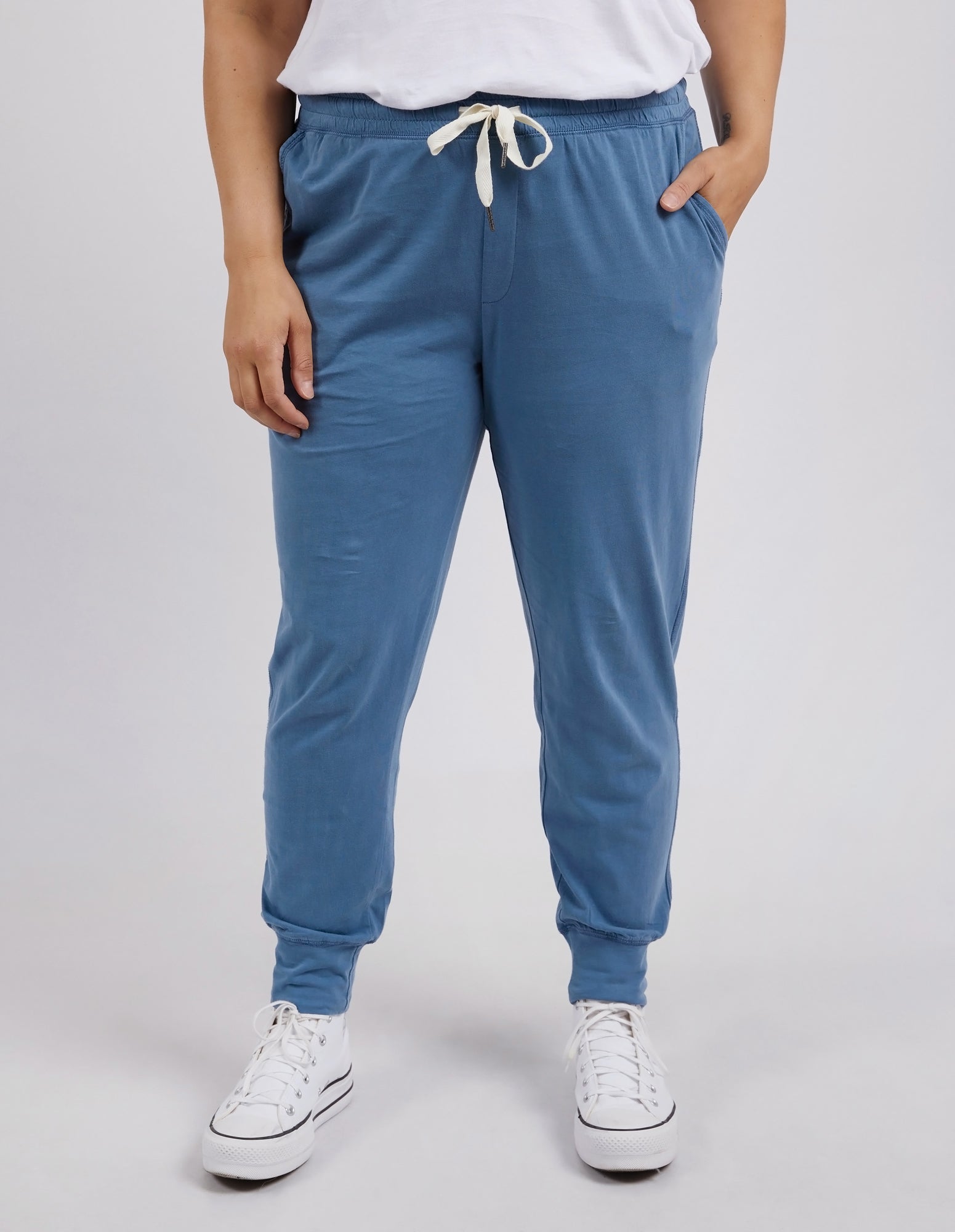 Elm Wash Out Lounge Pant - Denim Blue