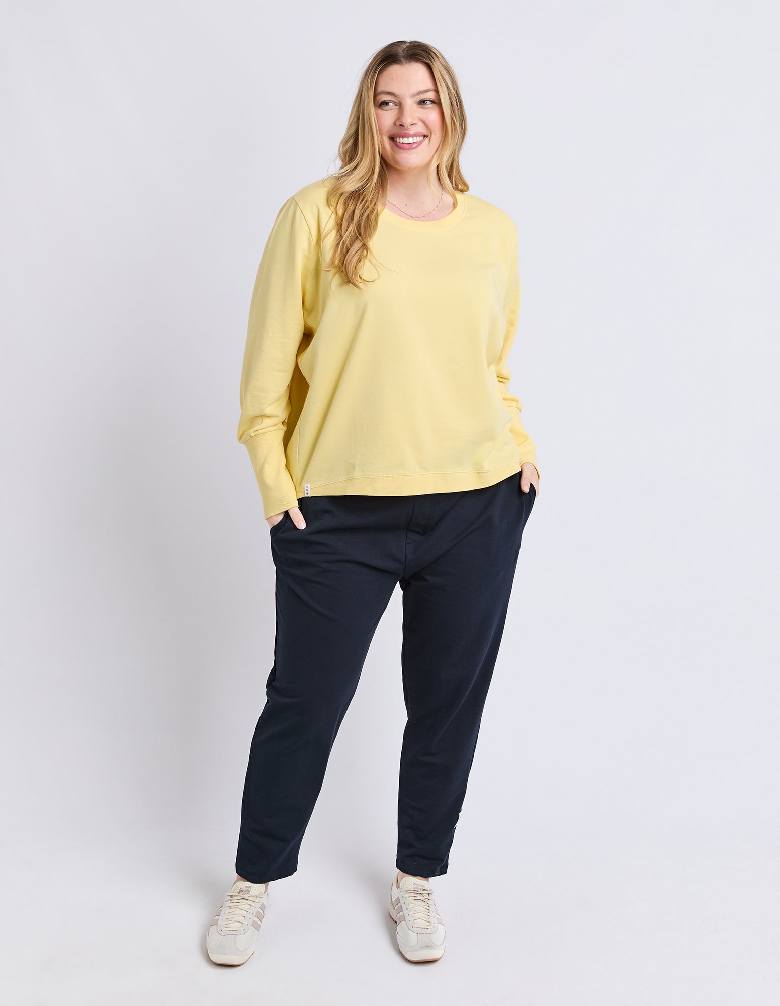 Image of Elm Melbourne Crew - Butter Yellow