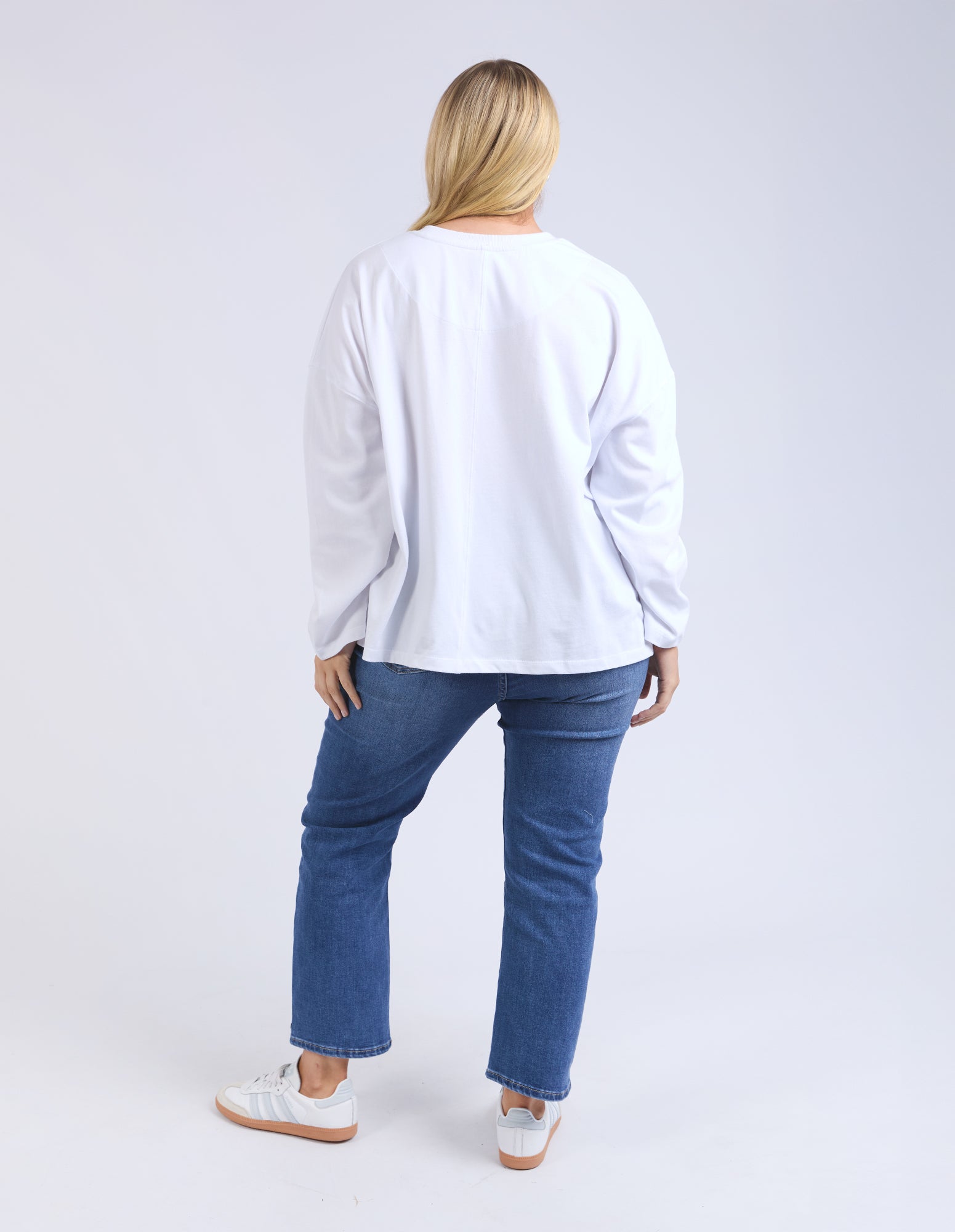 Image of Elm Naomi L/S Sweat - White