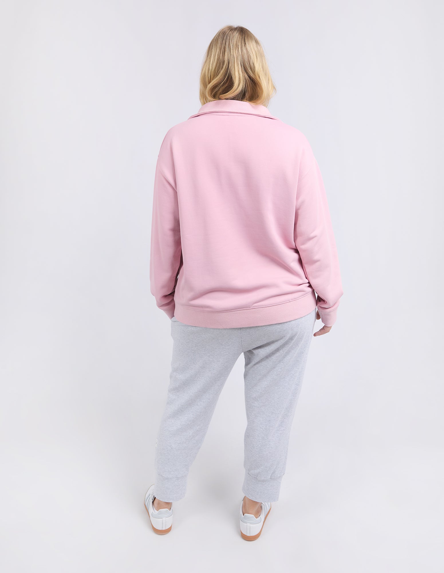 Image of Elm Tatum Half Zip Fleece - Soft Pink