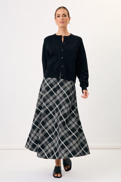 Collection of Adorne Freddy Knit Cardigan - Black in a gallery layout
