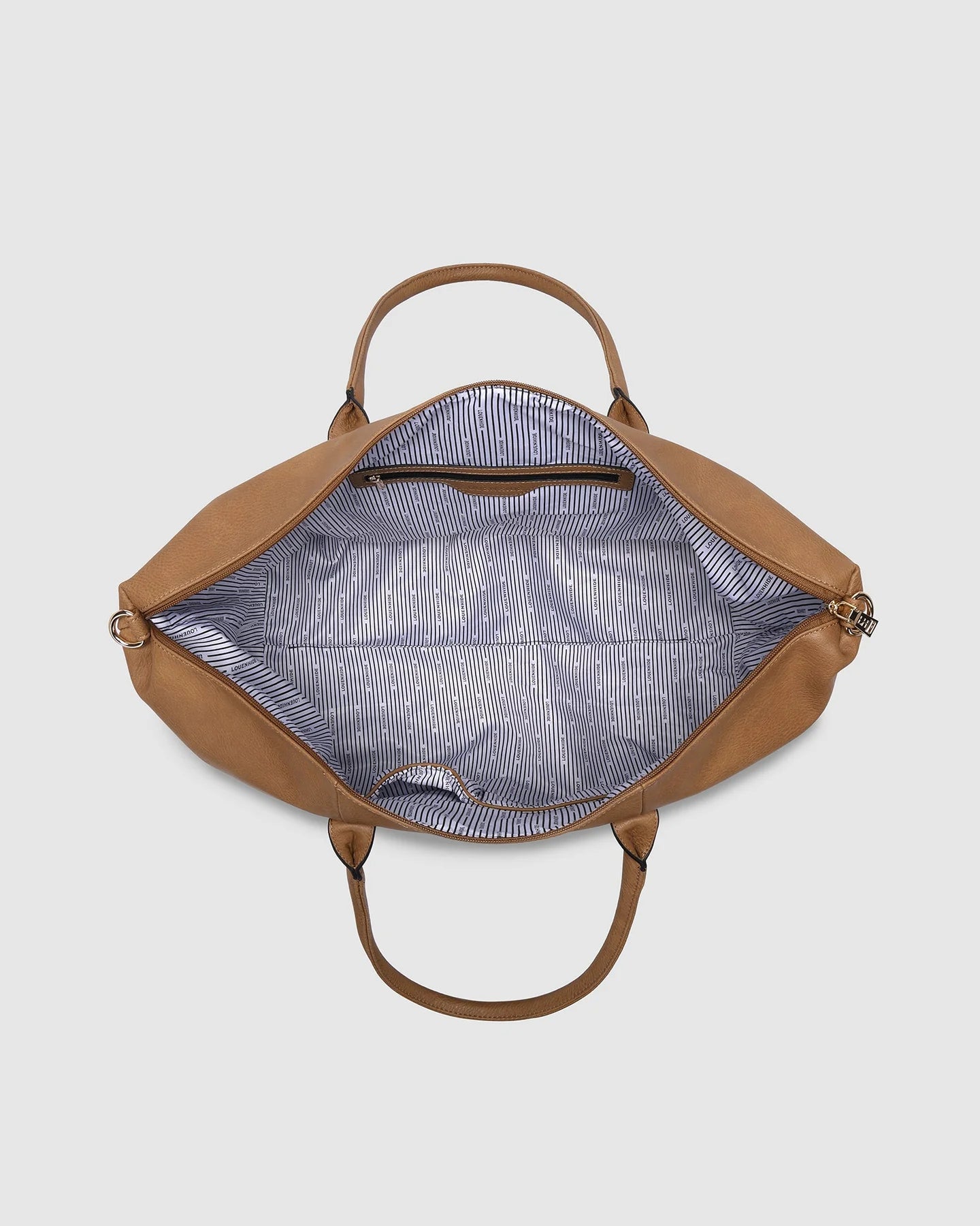 Louenhide Alexis Stripe Weekender Travel Bag - Camel Stripe