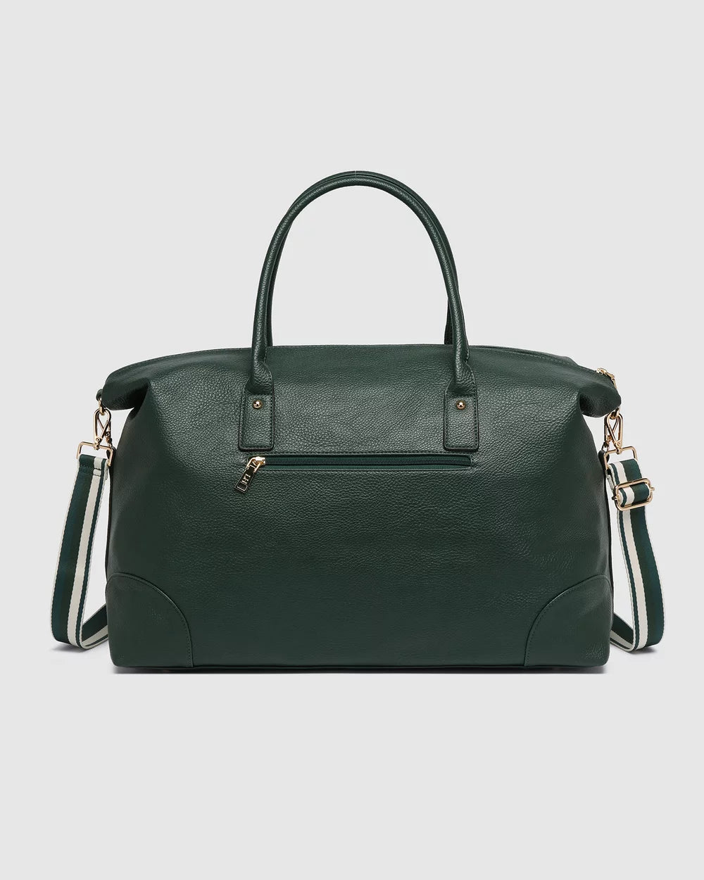 Image of Louenhide Alexis Stripe Weekender Travel Bag - Green