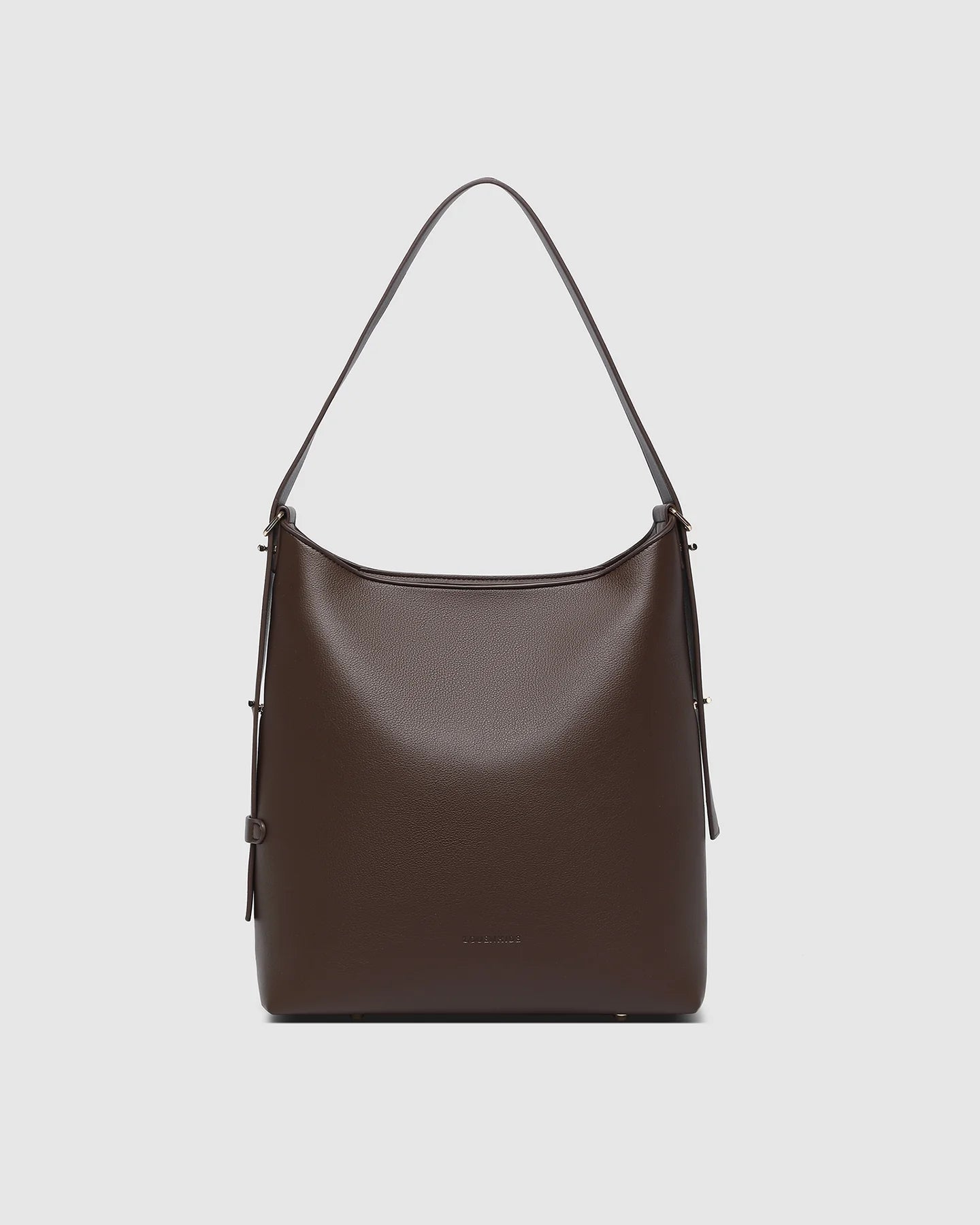 Collection of Louenhide Audrey Bucket Bag - Chocolate in a gallery layout