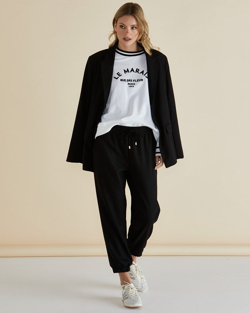 Collection of Betty Basics Seattle Jogger - Black in a gallery layout