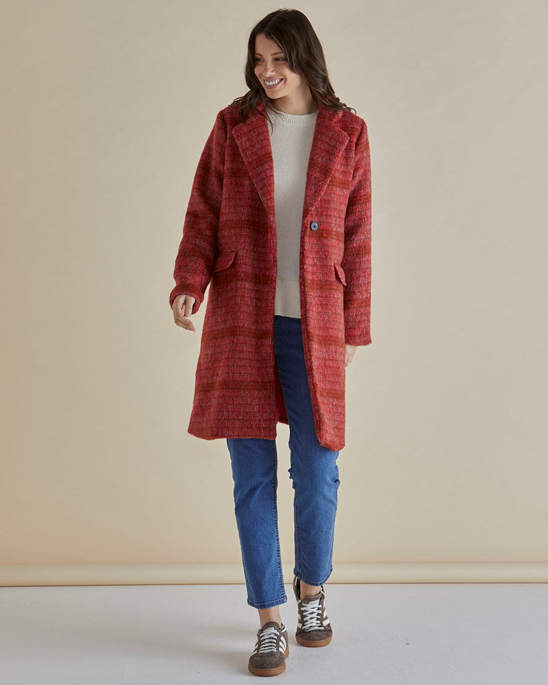 Betty Basics Wanda Coat - Rouge