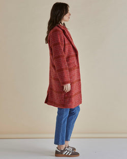 Collection of Betty Basics Wanda Coat - Rouge in a gallery layout