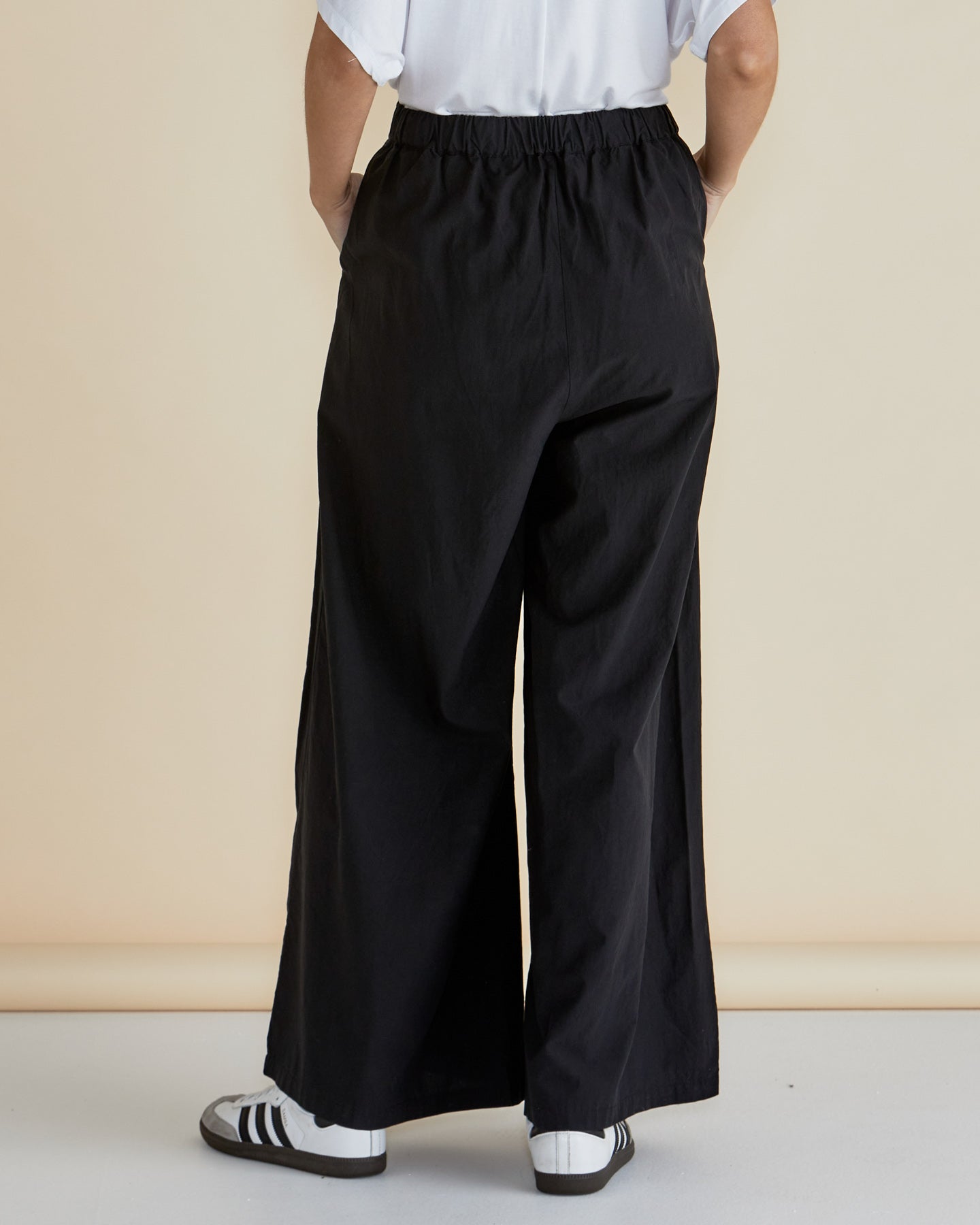 Collection of Betty Basics Wendy Wide Leg Pant - Black in a gallery layout