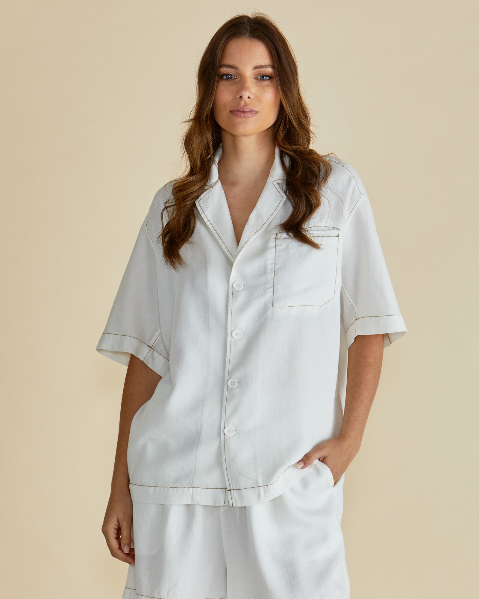 Betty Basics Copacabana Shirt - White