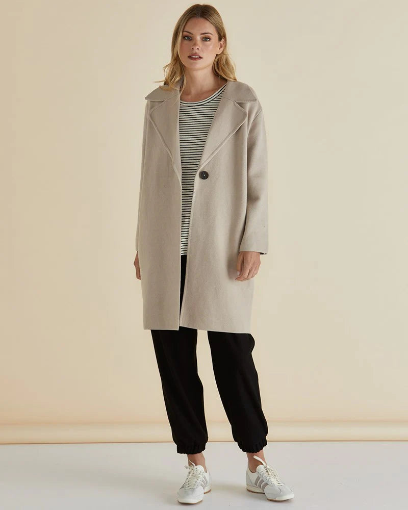 Betty Basic Cosette Coatigan - Oat