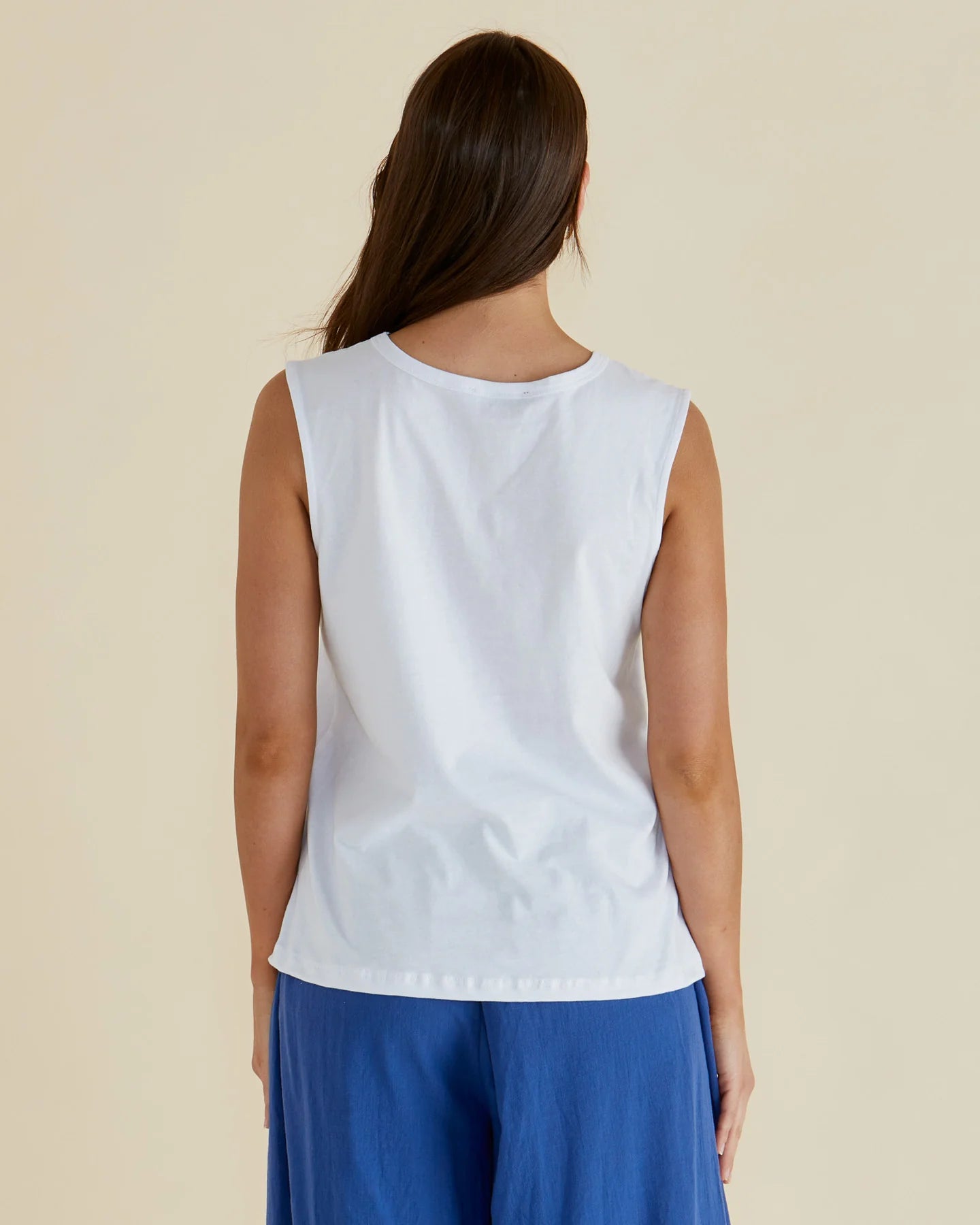 Betty Basics Jordyn Tank - White