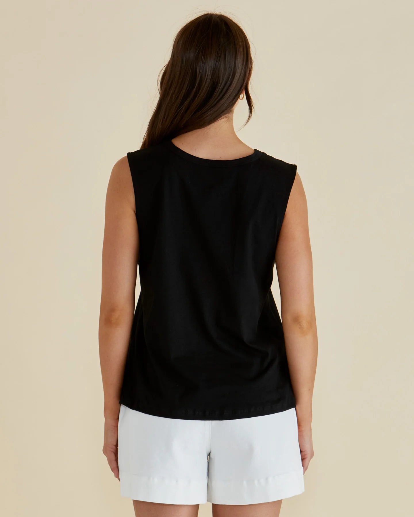 Image of Betty Basics Jordyn Tank - Black