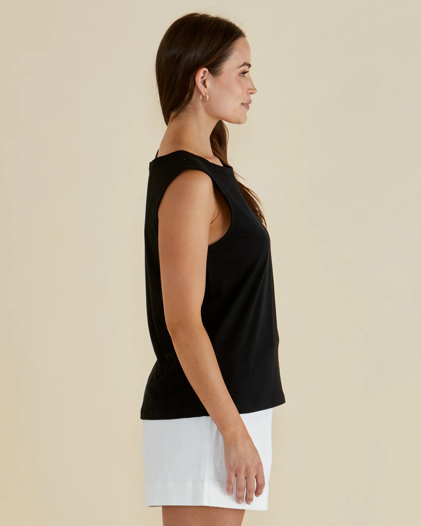 Image of Betty Basics Jordyn Tank - Black