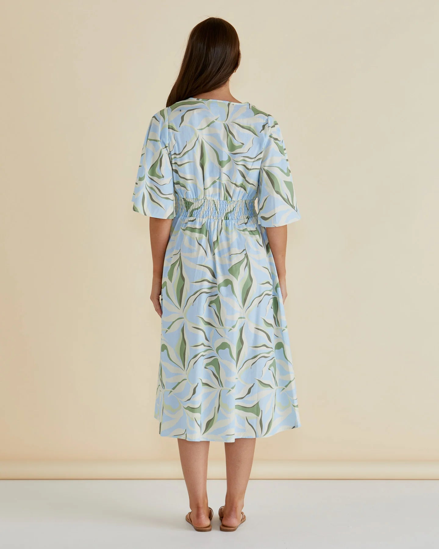 Collection of Betty Basic Mazie Dress - Garden Print in a gallery layout
