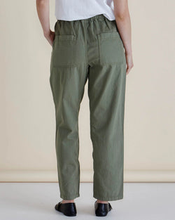 Collection of Betty Basic Quinn Cotton Jogger - Khaki in a gallery layout
