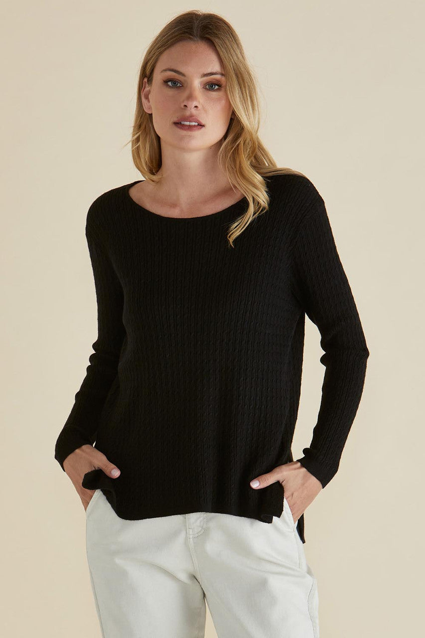 Betty Basics Cable Mini Jumper - Black