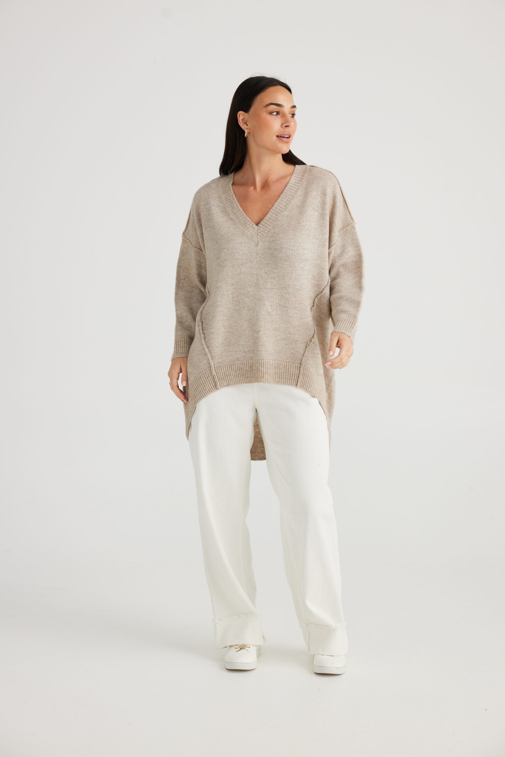 Collection of BT24220-1_Wiltshire Knit_Natural W Sparkle_2 in a gallery layout