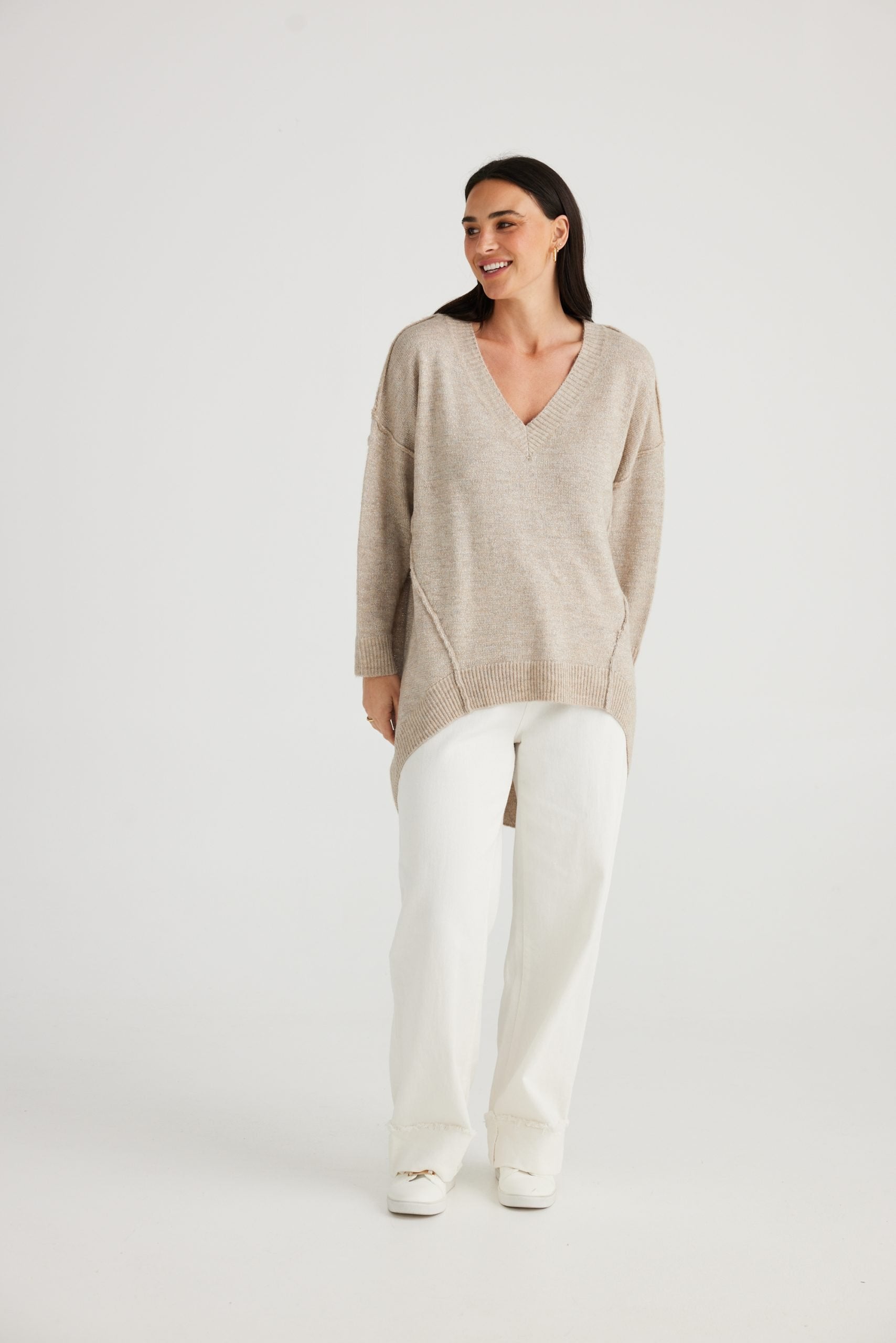 Collection of BT24220-1_Wiltshire Knit_Natural W Sparkle_3 in a gallery layout