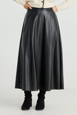 Collection of BT24322-1_Concrete Jungle Skirt_Black_1 in a gallery layout