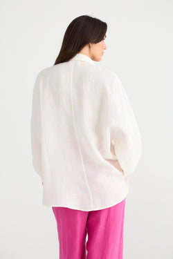 Collection of BT24454-1_Monty Shirt_White_3 in a gallery layout