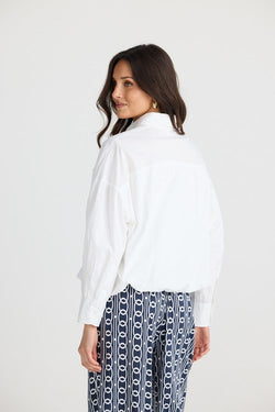 Collection of Brave and True Fisher Top - POPLIN in a gallery layout