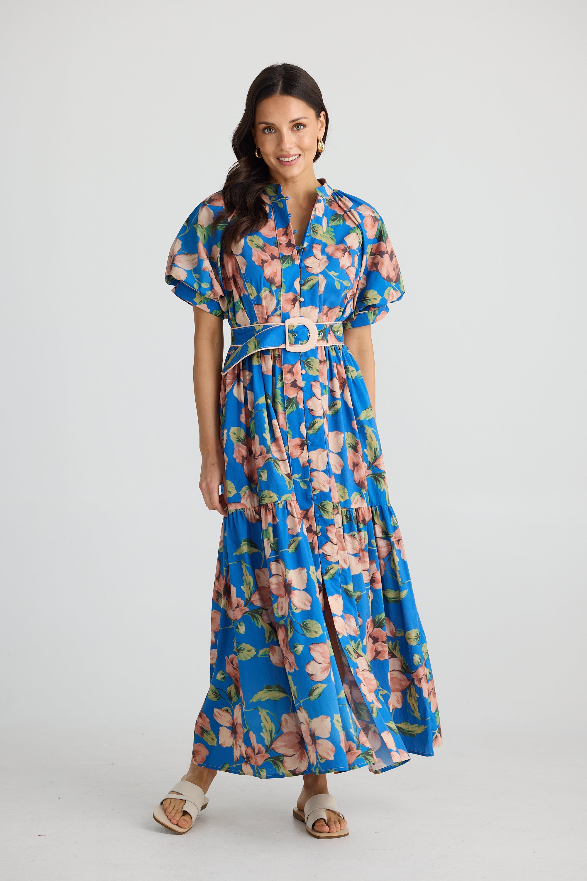 Collection of Brave and True Amour Dress - Amalfi Floral in a gallery layout