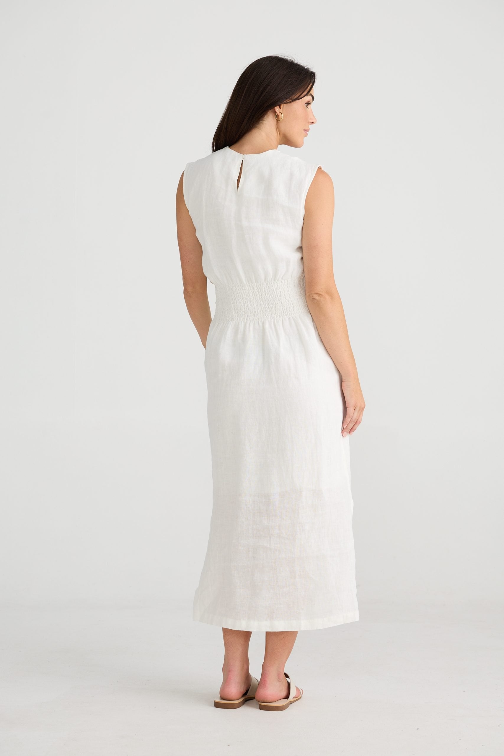 Collection of BT24511-1_Turning Point Dress_White_5 in a gallery layout