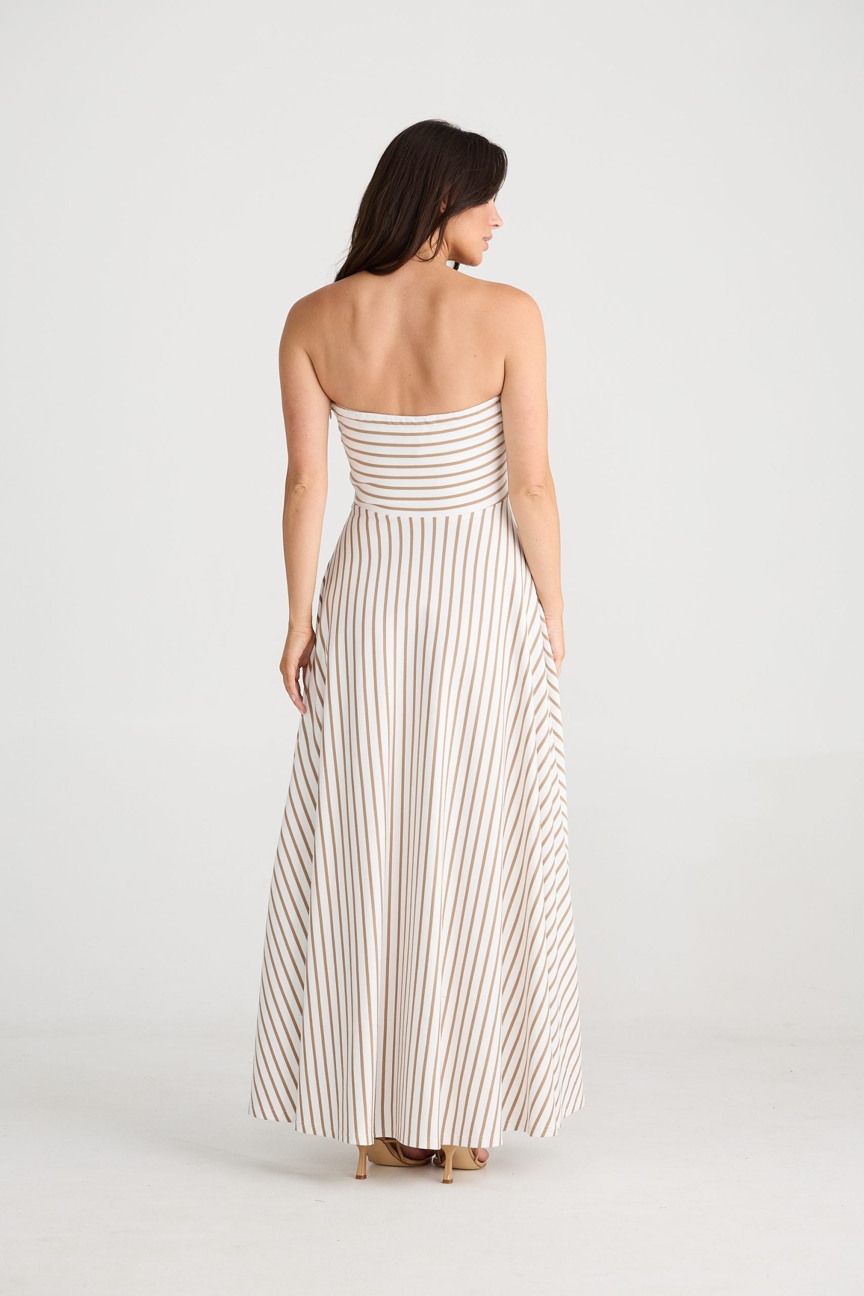 BT24532-1_Thandie Strapless Dress_Latte Stripe_3