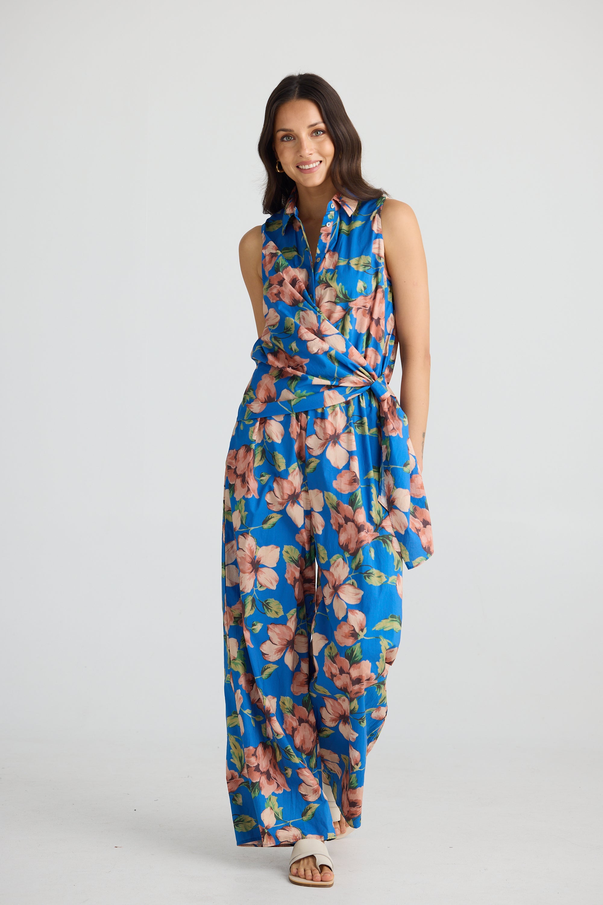 Collection of Brave and True Electra Jumpsuit - Amalfi Floral in a gallery layout