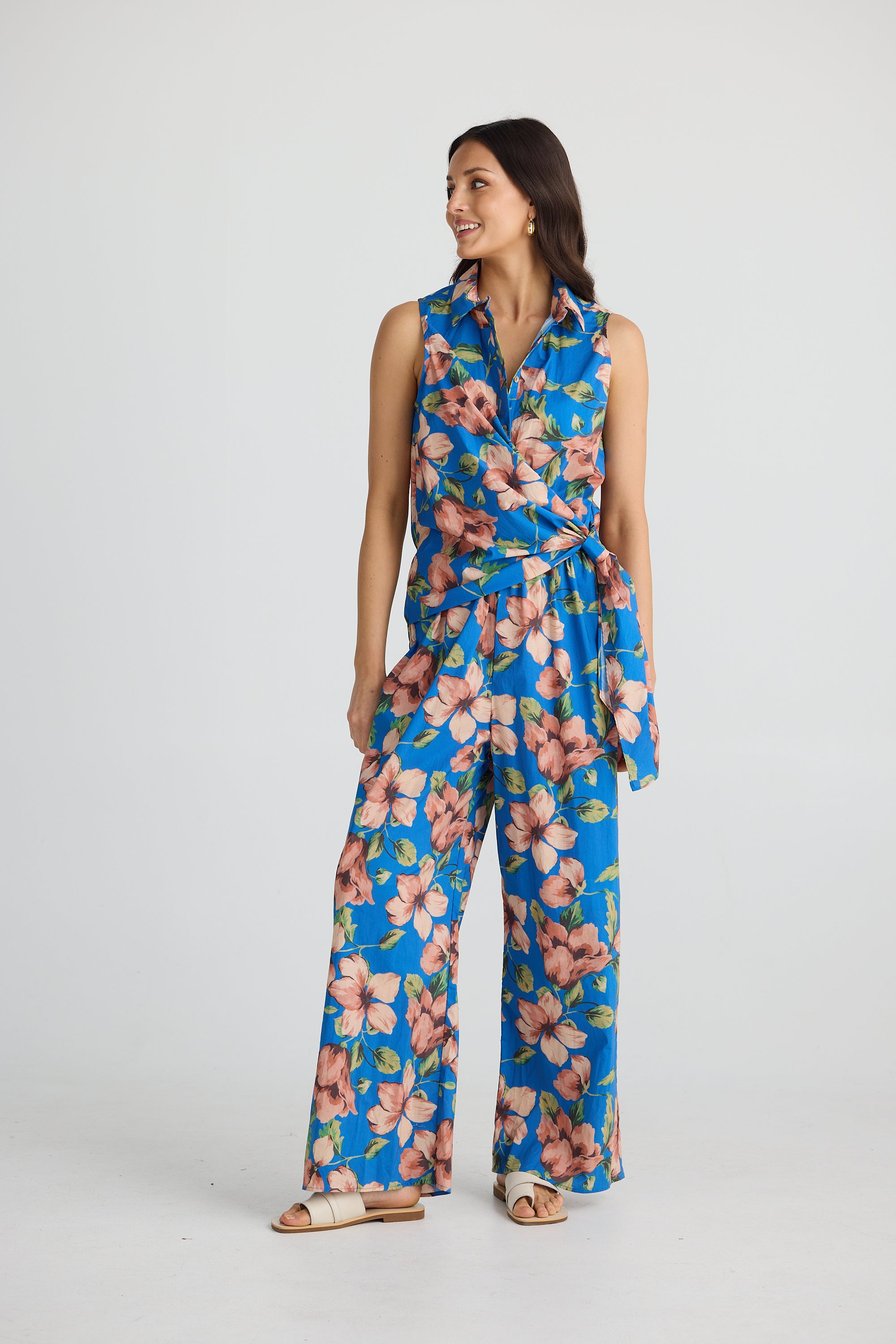 Collection of Brave and True Electra Jumpsuit - Amalfi Floral in a gallery layout